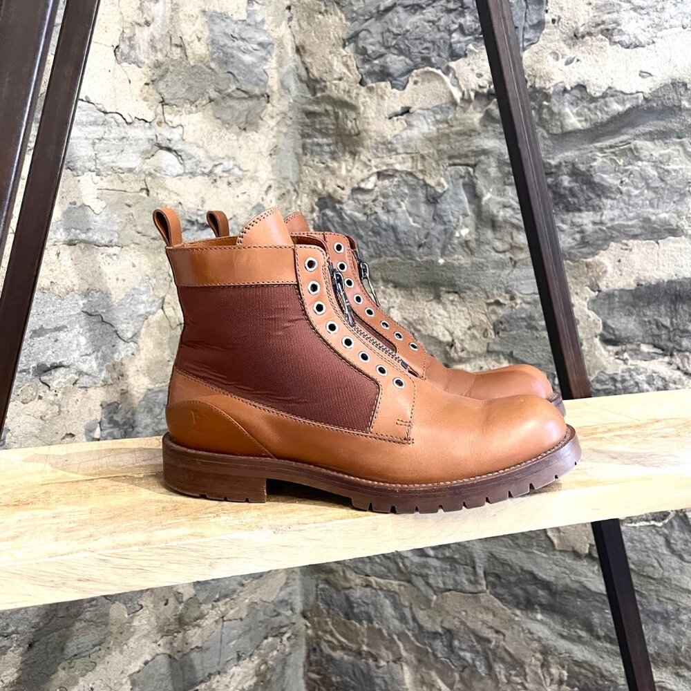 Louis Vuitton Bengale Brown Leather Ankle Boots